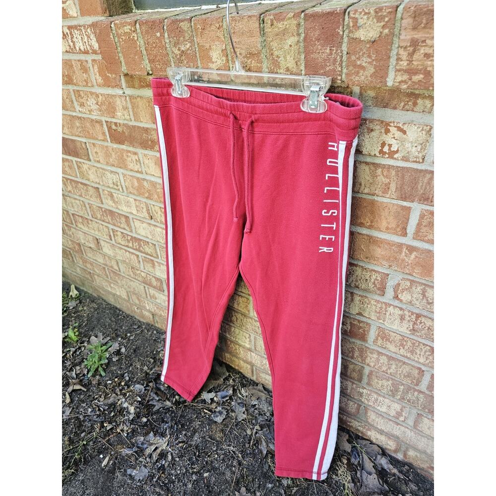 Y2k Hollister High-Rise Joggers Double Side Stripe Sweatpants Athletic Lounge XL